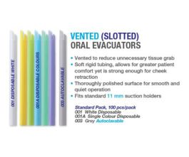 100 Punte Aspiranti HVE MASS Per Abluzione Dentale - Ghost Manufacturing