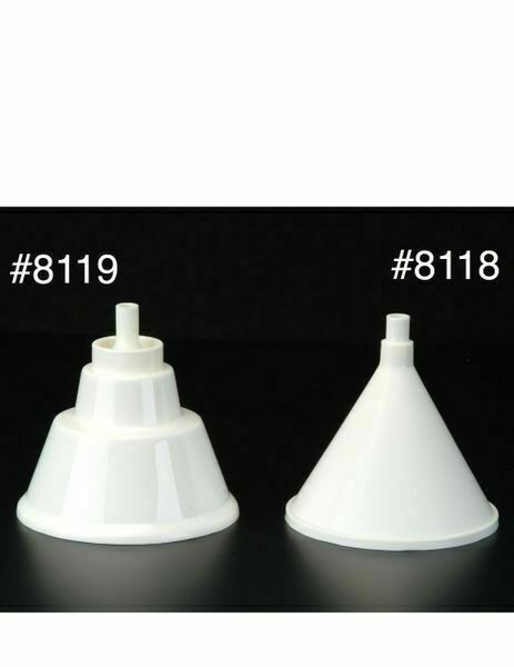 2 X DCI Dental Dry Oral Cups #5840 White Autoclavable Plastic 4" Dia X 4.5" H