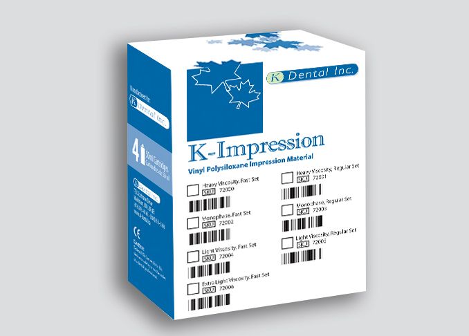 12 Heavy Body Regular Set Dental Vinyl Polysiloxane Impression Material - VPS PVS