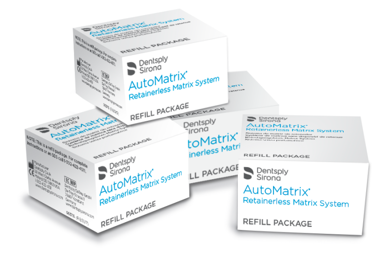 3 Packs Dentsply AUTOMATRIX Système De Matrice Sans Retainer - 72 Bandes Medium Thin - Dentisterie