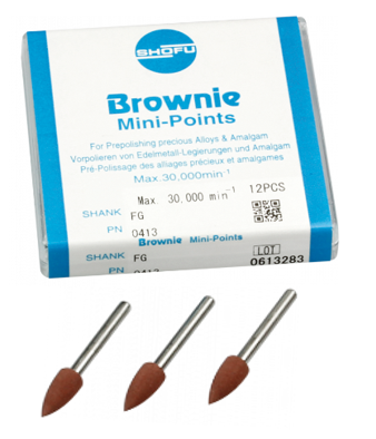3 Kits De Polisseurs Dentaires 0413 - Poignée Friction FG - Points Mini 1,6 Mm