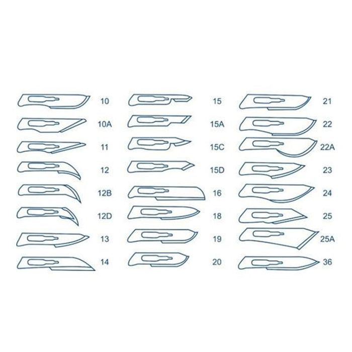 100pcs No. 14 Swann Morton Box Carbon Steel Sealed Sterile Scalpel